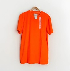 Duluth Trading Men’s 40 Grit Performance T-Shirt Size M Orange Standard Fit NWT