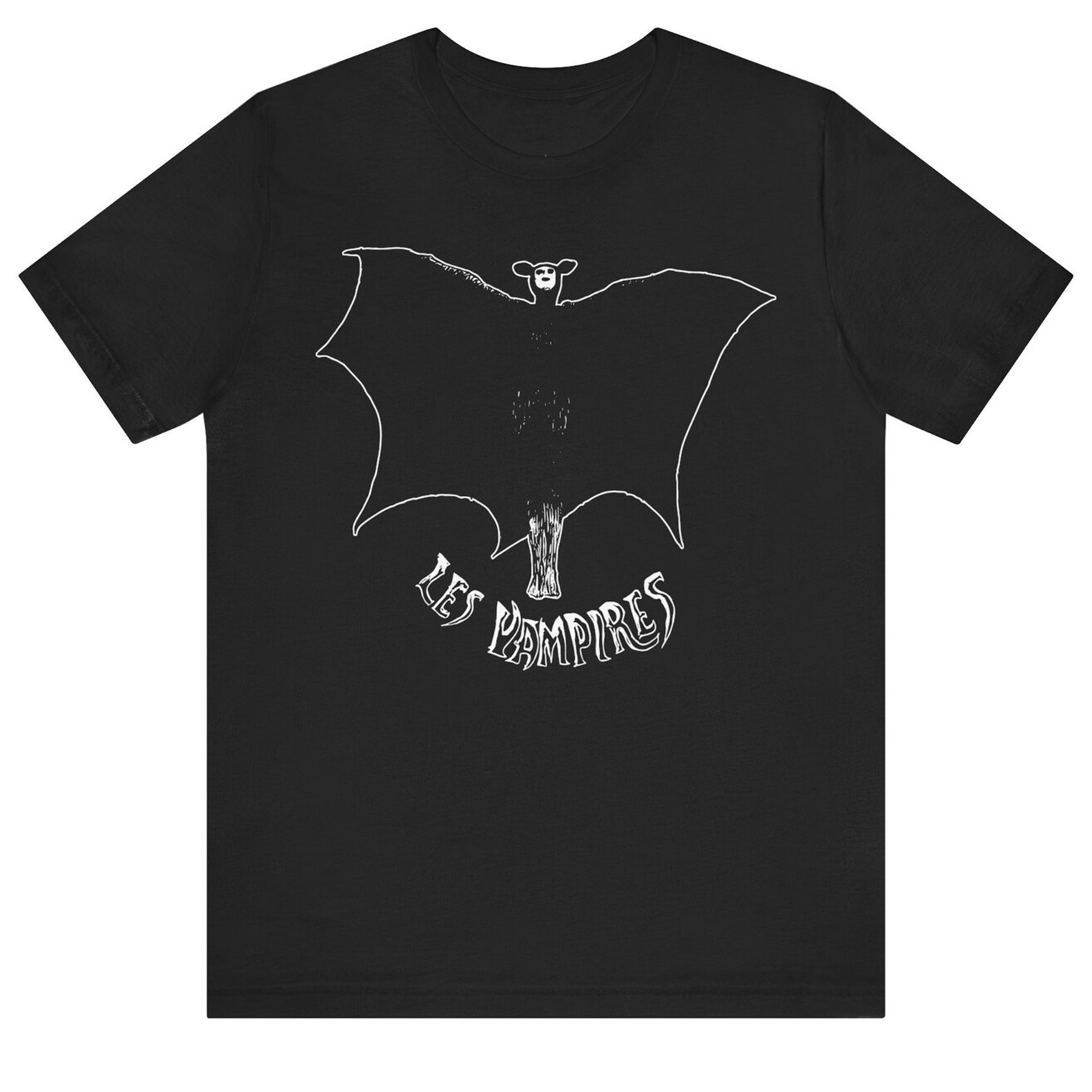 Les Vampires T-shirt Vintage Silent Film Vampyre Crime Movie Classic Unisex Tee gallery