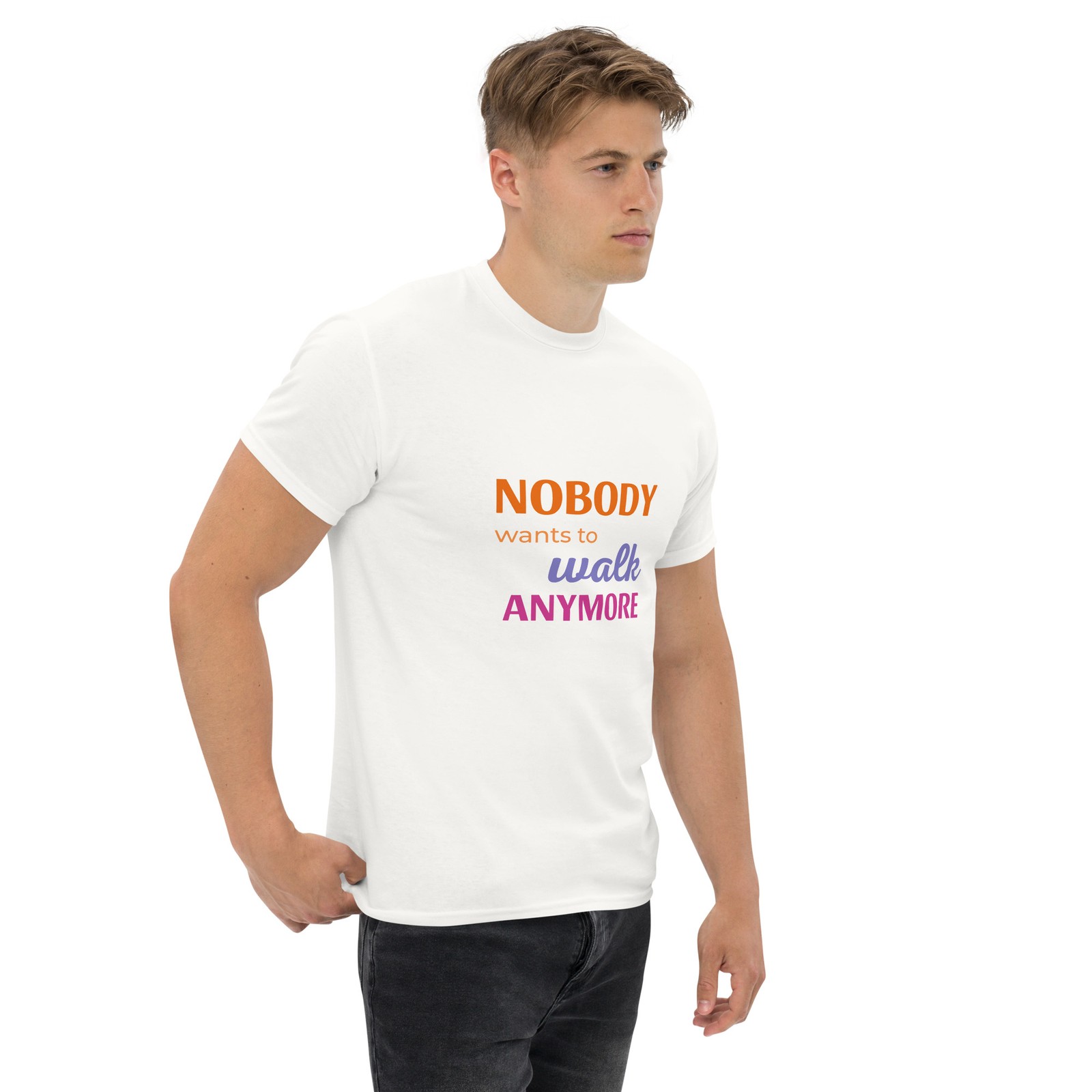 Nobody Wants to Walk Anymore - Color Cotton Tee gallery