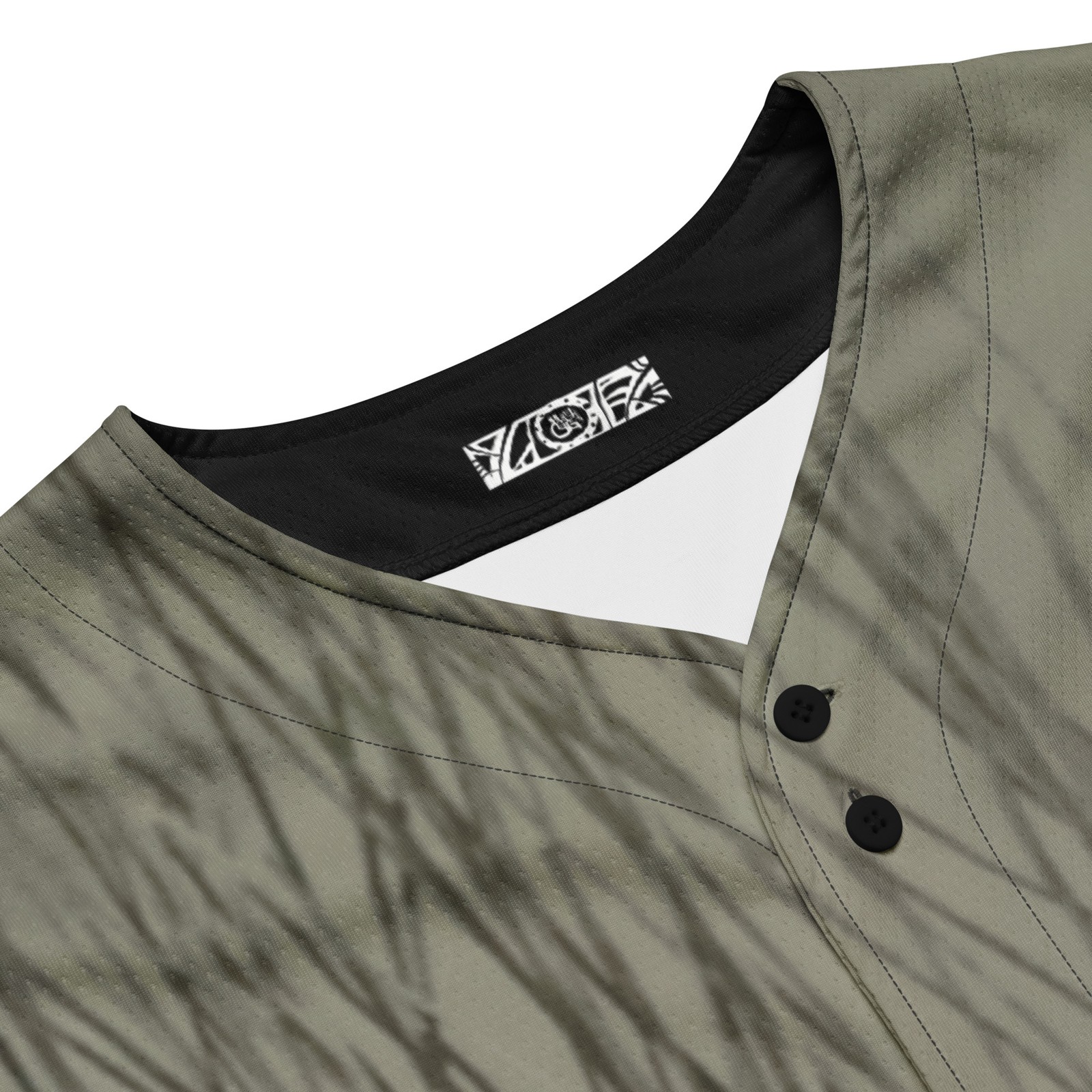 BlackCargo Mens Recycled Baseball Jersey Eco Friendly Streetwear Grey S M L XL gallery