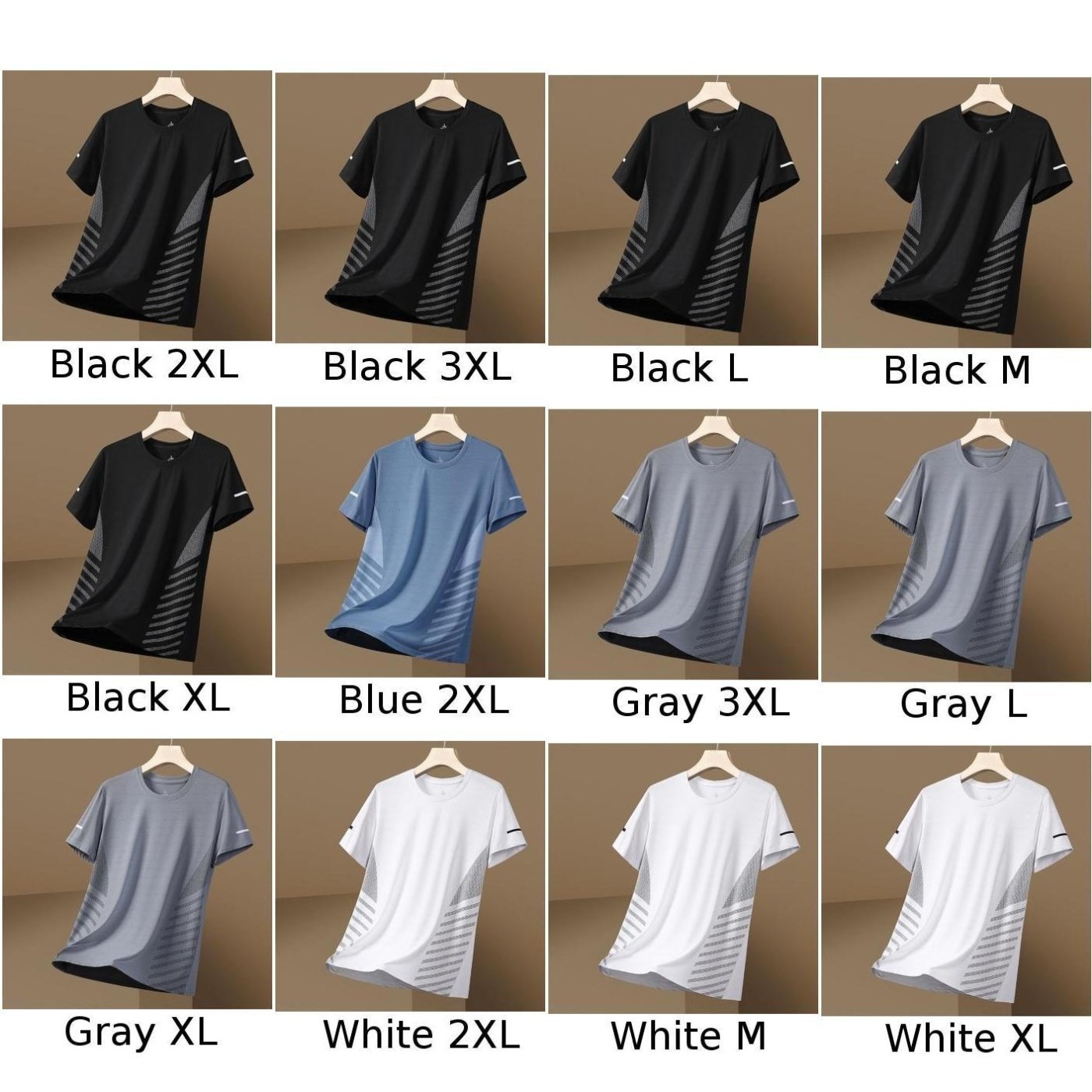 Lightweight Ice Silk T Shirt for Men Perfect for Sports and Outdoor Activities gallery