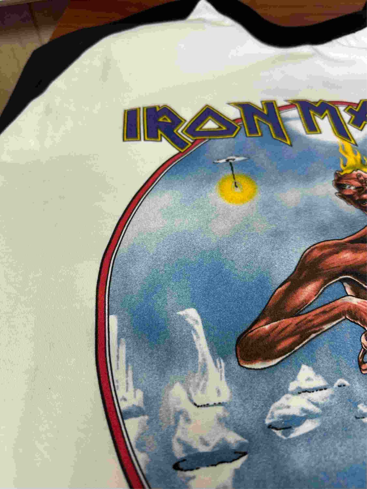 Iron Maiden European Tour 1988 Seventh Son of a Seventh Son Raglan S to 3XL gallery
