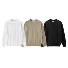 Mens Elegant Viscose Knit Pullover In 3 Colors From S To XL Casual Man