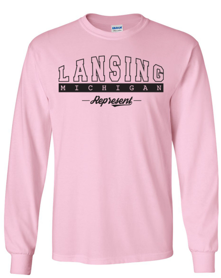 Lansing Michigan T-Shirt Long Sleeve Graphic tee gallery