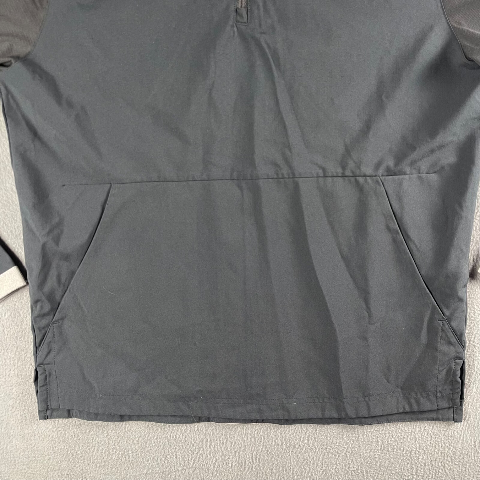Adidas 1/4 Zip Convertible Baseball Windbreaker Mens Small Black Ohio Valley Con gallery