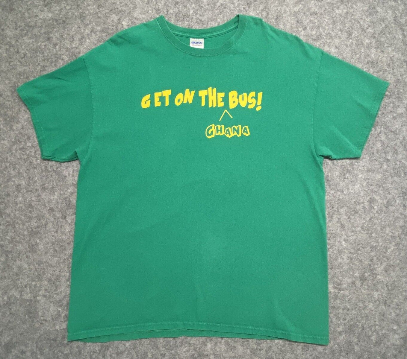Faith Academy International T Shirt Adult Extra Large* Green Ghana Bus 2014 gallery