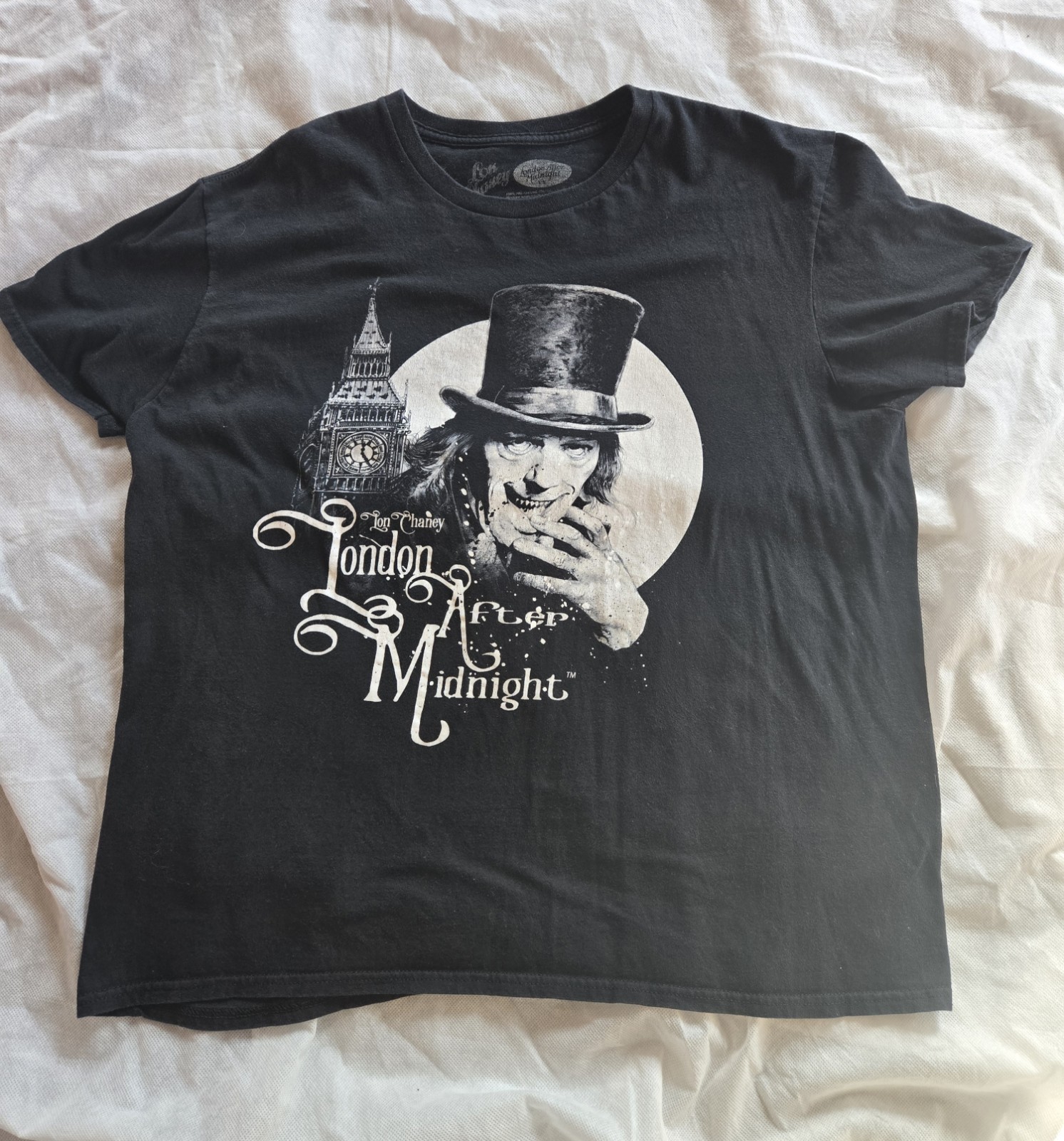 Fright Rags Lon Chaney London After Midnight T-Shirt XL Pet And Smoke Free Home