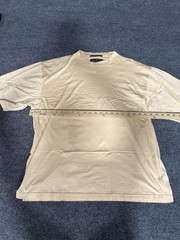 Bugatchi Uomo Shirt Mens Large Beige Mercerized Cotton Crewneck Solid Tee