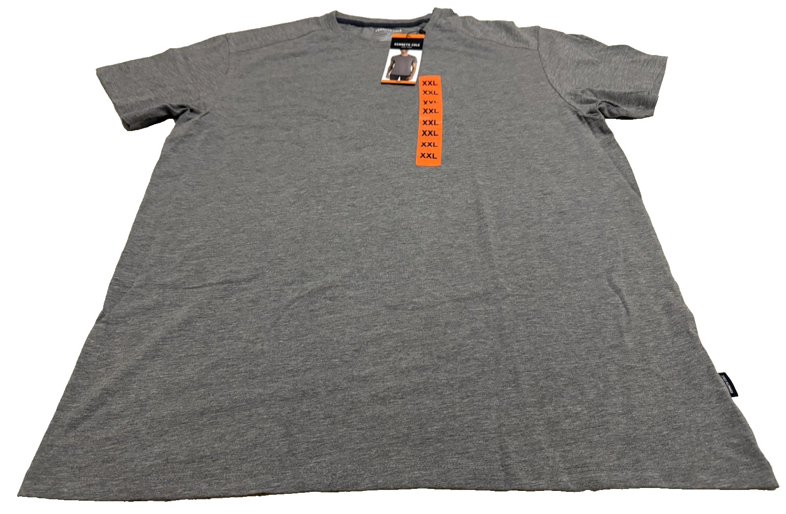 Kenneth Cole Crewneck T-Shirt Men's Size XXL Gray Short Sleeves Comfort Stretch gallery