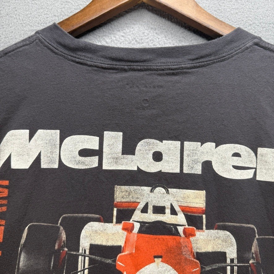 McLaren T-Shirt Formula 1 Racing Team MP4/2C Regular Fit XL Gray Back Graphic gallery