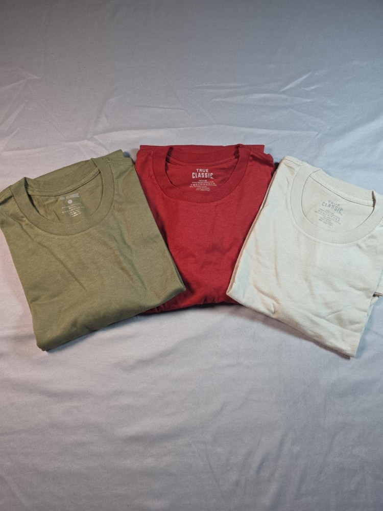 True Classic Crew Neck 3 pack variety medium