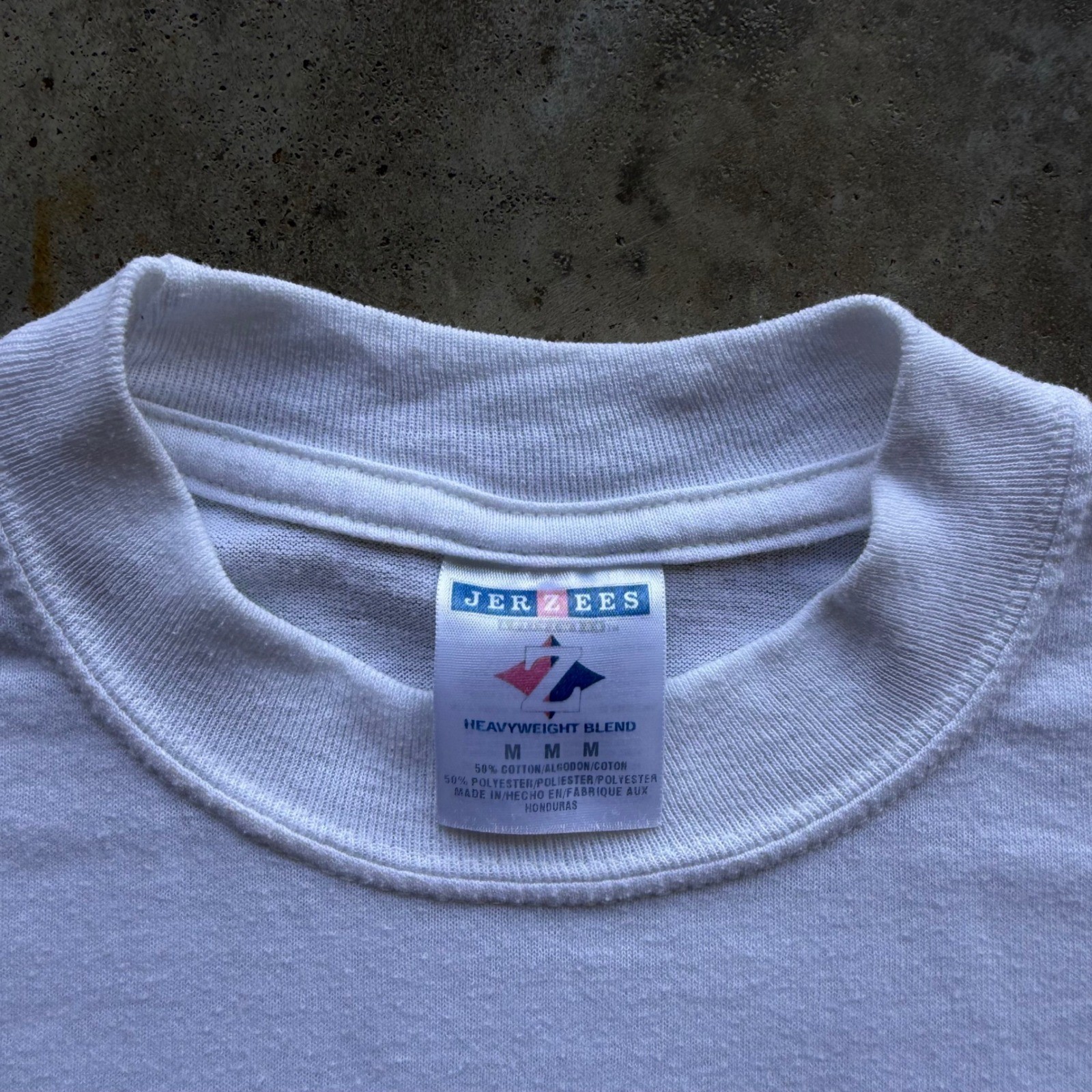 Vintage Jerzees Summer Dream Quilt Art Nature Tee White Diane Phalon Mens Medium gallery