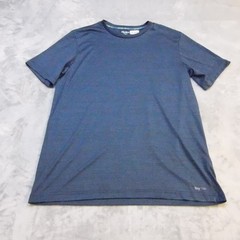 Tek Gear TShirt Mens Large Blue Lightweight Casual Dry Tek Tall Athletic Active