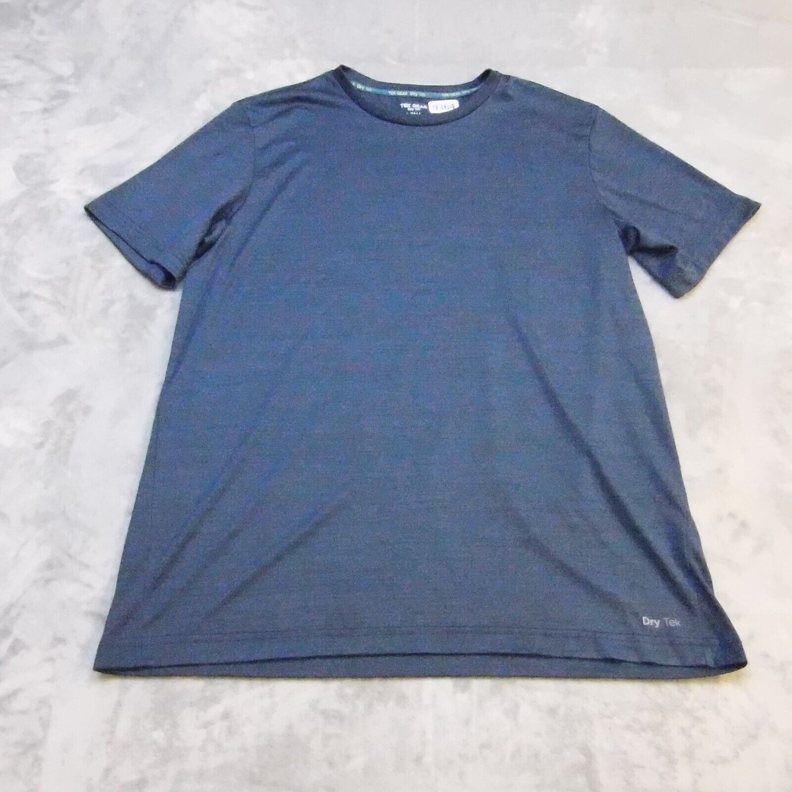 Tek Gear TShirt Mens Large Blue Lightweight Casual Dry Tek Tall Athletic Active