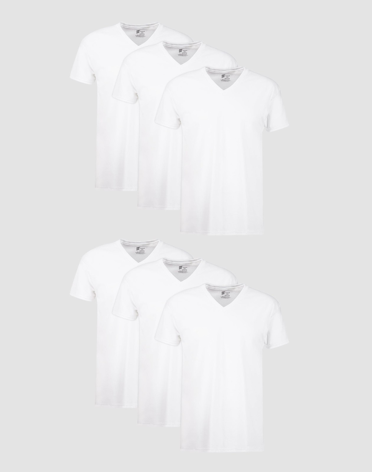 Hanes Men’s Undershirt Pack, V-Neck, Moisture-Wicking Cotton with Odor Control,